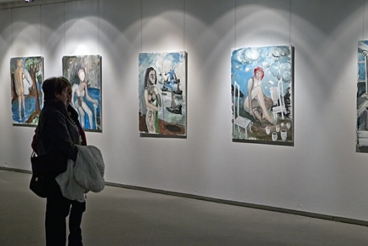 Karsten Habighorst, bildender Künstler, Bild 2 Ausstellung 2012 im Zentrum für interdisziplinäre Forschung Bielefeld, Bildende Kunst